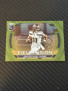 🏈 2025 Panini Donruss Elite Field Vision verde Jaxon Smith-Njigba #7 Seahawks - Imagen 1 de 2