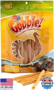 6-inch All-Natural Turkey Tendon Sticks for Dogs, Hypoallergenic, 6 oz - 22-25 P - Picture 1 of 6