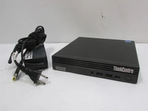 Lenovo Thinkcentre M70q Gen 3 i5-12400T 1.8GHz 32GB 256GB NVME 500GB HDD W11 Pro - Picture 1 of 12