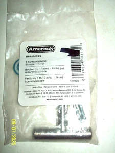Barra Amerock tira acero inoxidable 2" barra en T perilla de gabinete BP19009-SS - Imagen 1 de 2