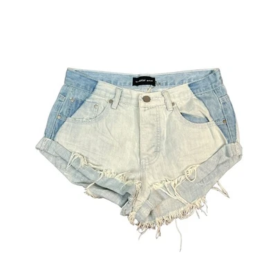 NWT Mustard Seed Womens Jean Shorts sz Small Festival Denim Cut Off  - Image 1 of 4