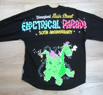 DISNEY SPIRIT JERSEY MAIN STREET ELECTRICAL PARADE 50TH ANNIVERSARY SHIRT BLACK - Image 1 of 3