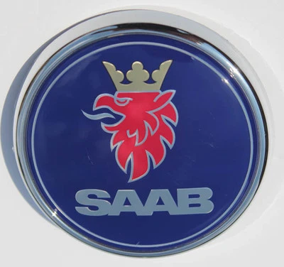 Saab 9-3 2004-10 Trunk lid Emblem Original 12831661 12844160 Griffin Head _71mm - Image 1 of 2