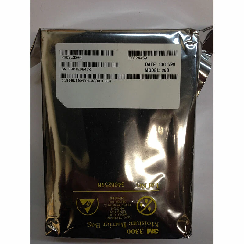 09L3904 - IBM 36GB 10K RPM SCSI 3.5" HDD U160 80 pin Factory sealed - Image 1 of 1