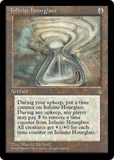 1x  Infinite Hourglass Ice Age card MTG Magic the Gathering