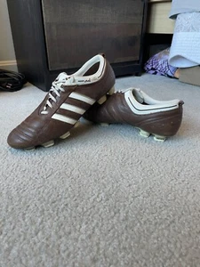 Adidas Adipure II TRX FG - US Size 11.5 Brown/White K-Leather SUPER RARE - Picture 1 of 19