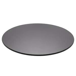 Pro Safe Glass 30" Round GRAY Tempered Glass Table Top 1/4" Thick Flat Edge - Picture 1 of 5