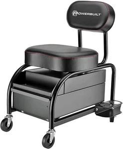 Professioneller Auto Detailers Mechaniker Rollsitz, Schwerlast Garage Hocker mit T - Bild 1 von 12