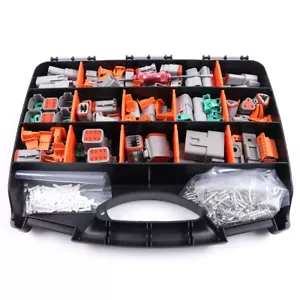 800 Pcs Deutsch DT Connector Kit Stamped Replaces for 14 16 18 20 GA. WIRE - Picture 1 of 4