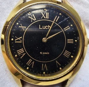 Sowjetische Vintage Uhr Luch Mechanische Armbanduhr Herren UdSSR Alte Uhr Luch - Bild 1 von 17