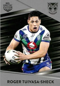 2020 NEW ZEALAND WARRIORS NRL Card ROGER TUIVASA-SHECK Special Edition - Picture 1 of 2