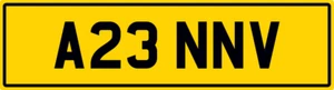 ANN ARAN ARRON 😎ARONN ARRAN AN ARIN UN PREFIJO DE REGISTRO PLACA PRIVADA A23 NNV - Imagen 1 de 3