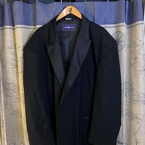Lord West Black Tuxedo with Peck Lapels 62L L#0008 - Picture 1 of 9