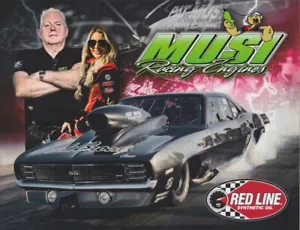2024 Lizzy Musi + Pat Musi Red Line Oil '69 Camaro SEMA Street Outlaws Hero Card - Picture 1 of 1