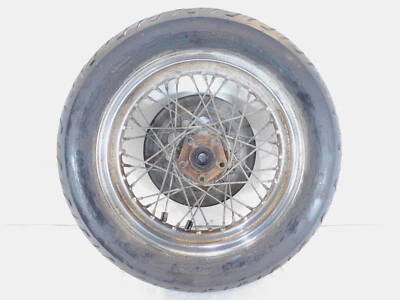 Harley Davidson Dyna Softail & Sportster 883 & 1200 Laced Rear Wheel Rim w/ Tire - Image 1 of 4