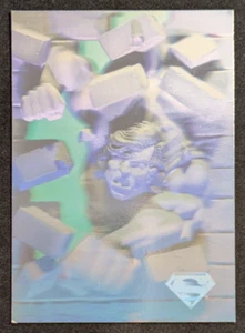 1996 Skybox Superman Holo Series Premiere Edition Unnumbered Promo DC Comics - Picture 1 of 2