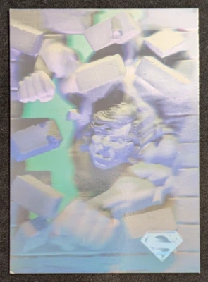 1996 Skybox Superman Holo Series Premiere Edition Unnumbered Promo DC Comics - Image 1 of 2