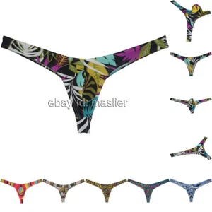Men's Bikini Thong Underwear Tangas Contour Pouch Sports T-Back Posing G-string - Picture 1 of 12