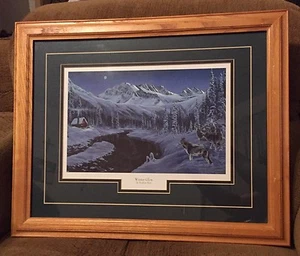 WINTER GLOW BY ANDREW KISS FRAMED PRINT - Picture 1 of 7