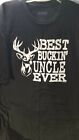 Best Buckin Uncle Ever Shirt  Funny Deer Hunting Gift for Hunter Men 3X 3XL XXXL