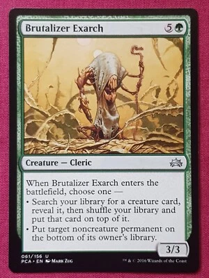 Magic The Gathering PLANECHASE ANTHOLOGY BRUTALIZER EXARCH green card MTG - Image 1 of 2