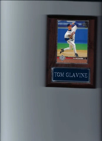 TOM GLAVINE PLAQUE BASEBALL ATLANTA BRAVES MLB   C Cover