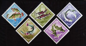 MONGOLIA - 1965 Chinese Fish sc#389-393 - Picture 1 of 1