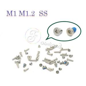 MICRO SCREWS STAINLESS STEEL A2 5-STAR DRIVE FLAT HEAD SCREW M1*4/M1.2*1.4 BOLTS - Picture 1 of 1
