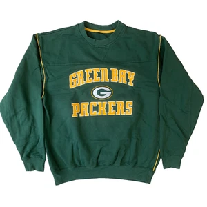 Unbranded Green Bay Packers Vintage Green NFL Pullover Sweatshirt Size Approx. L - Picture 1 of 14