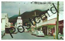 1965 Sitka AK Main Street, założona przez Rosję w 1799 roku, pocztówka Muench jj029