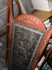 Maynard Antigue Sled Pre1900 non sterable upholstered leather Vintage -