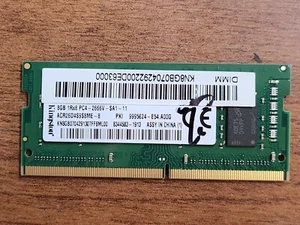 OEM!! KINGSTON 8GB 1Rx8 PC4-2666V DDR4 SODIMM LAPTOP MEMORY RAM ACR26D4S9S8ME-8 - Picture 1 of 2