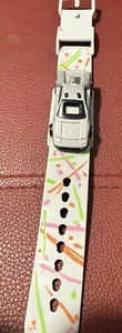 Ultra Raro Hot Wheels Hot Watch Toy Club Plateado Ferrari Watch 1989 De Colección Años 80 - Imagen 1 de 8