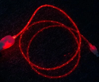 FLOW LED Light-up Micro USB Charger Data Cable for Samsung Galaxy S6+ S7 Note 4 - Image 1 of 4