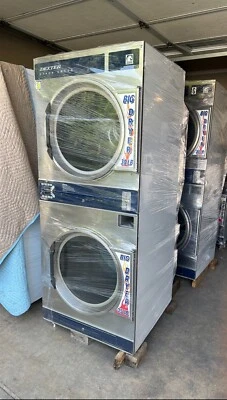 Dexter Commercial Stack Dryer 30Lb DL2X30QSS 120V 60Hz 1Ph Coin Op Nat Gas[Used] - Image 1 of 3