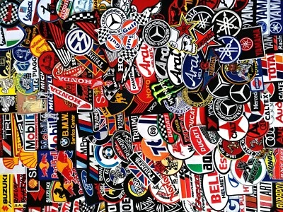Random Wholesale Lot of Sew Iron On Patch Racing Sport Motorcycle Patch Set - Image 1 of 4