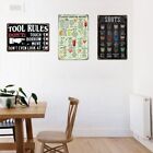 Tool Rules Iron Sheet Paintings Iron Sheet Wall Plaques Hanging Paintings  Shop