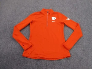 Clemson Tigers Jacket Women S Orange Nike Track Stretch Football Athletic Adult - Picture 1 of 12