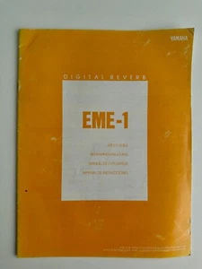 Yamaha EME-1 Digital Reverb User Guide - Picture 1 of 3