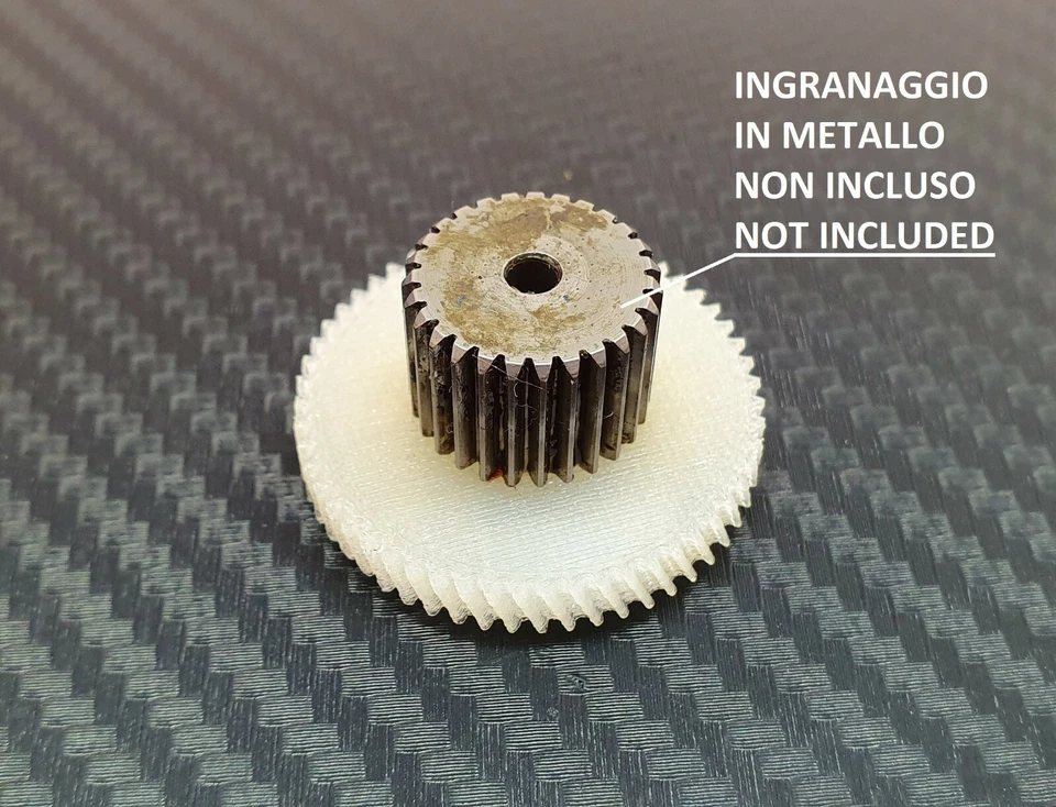 Ingranaggio in nylon per motoriduttore stufa a pellet BCZ Mod. 504 4 rpm