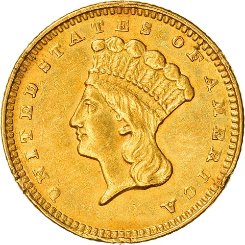 [#970885] Coin, United States, Indian Head - Type 3, Dollar, 1874, U.S. M, int Cover