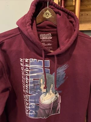 Primitive Skateboarding Naruto Shippuden Hoodie Men’s M Maroon Anime pullover M - Image 1 of 4