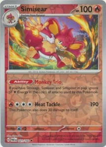 Simisear - 021/182 - Reverse Holo - Paradox Rift - Pokemon TCG - Bild 1 von 1