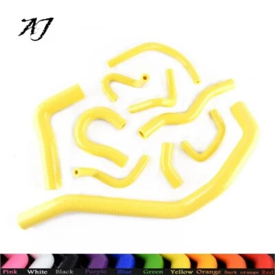Kit de manguera de silicona para radiador amarillo para 88-91 Honda Civic/CRX EE EF CR-X Base/DX Foto 1 de 4