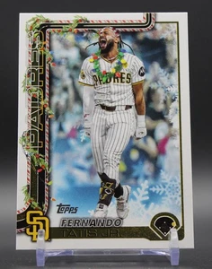 Luces de Navidad Topps Holiday Fernando Tatis Jr 2025 variación de imagen SP H170 Padres - Imagen 1 de 2