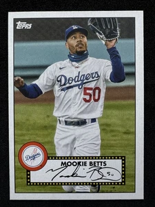 ⭐🦄 2021 Topps - 1952 Topps Redux Mookie Betts #T52-6 🆓📦 - Picture 1 of 2