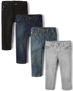 The Children's PlaceBaby Boysand Toddler Multipack Basic Skinny JeansTide Poo... - Picture 1 of 3