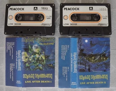 IRON MAIDEN • Live After Death • 2xCassette - Imagen 1 de 2