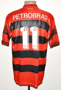 FLAMENGO BRAZIL 1994/1995 HOME FOOTBALL SHIRT UMBRO #11 L - Picture 1 of 8