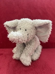 Juguete de peluche suave Mothercare esponjoso elefante gris 9” retirado raro MC247 - Imagen 1 de 9